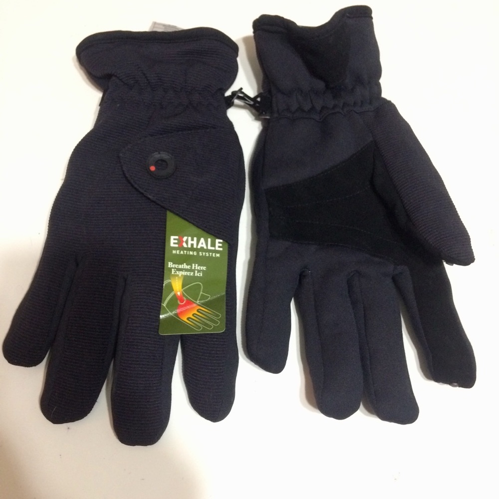 Mens XL NEW Thermolite Exhale Ski Gloves Self-heat